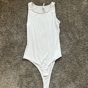New Mix White Women's Bodysuit
